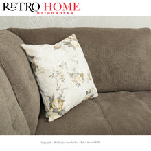 Kép betöltése a galériamegjelenítőbe: Rózsa virág mintás, cipzáros, vintage stílusú díszpárna több méretben - RetroHome.shop