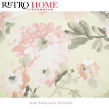 Kép betöltése a galériamegjelenítőbe: Nagy rózsa virág mintás, cipzáros, vintage stílusú díszpárna több méretben - RetroHome.shop