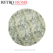 Kép betöltése a galériamegjelenítőbe: Pálma és pamut mintás pamutvászon asztalterítő - RetroHome.shop