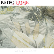 Kép betöltése a galériamegjelenítőbe: Pálma és pamut mintás pamutvászon asztalterítő - RetroHome.shop